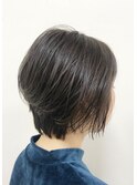 ヘルシーショート×丸み×ハンサムショート