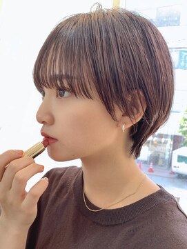 オブヘアージユウガオカ(Of HAIR Jiyugaoka) 【保存数1万件超】大人可愛い　黒髮　マッシュショート