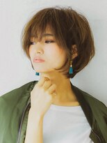 ヘアアンドスパ モーブ 世田谷(hair&SPA Mauve)&nbsp;ブルージュ小顔モードボブアシメショート