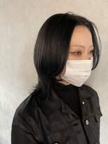 シアン(CYAN)&nbsp;#ウルフ#ブルーブラック#マッシュウルフ#レイヤー