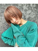 ショート/ボブ/髪質改善/インナーカラー/ケアブリーチ/学割U24