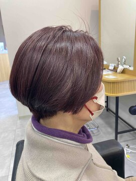 マリーチレイ(lei marichi ray) 刈り上げハンサムショート×ブロッサムピンク