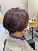 刈り上げハンサムショート×ブロッサムピンク