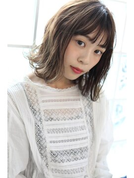 ヘアアンドメイク シークネクスト(HAIR&MAKE SeeK NEXT) 【SeeK NEXT】ブラントボブ×シアグレージュ