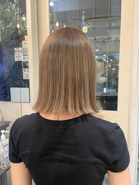 ネオリーブアイム 横浜西口店(Neolive aim) 切りっぱなしボブハイトーン学割