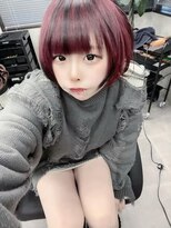 ナンバーウルス 名駅店(N° ulus)&nbsp;【number ulus】セクションカラー/ピンク＆ブラック