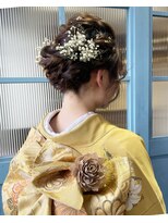 コロアイ(COROAI)&nbsp;卒業式　成人式　和装ヘアアレンジ