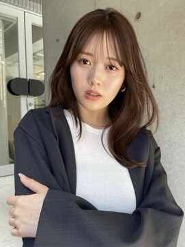 トイ(TOI) 上品なフェイスレイヤー/ベージュ/シースルーバング