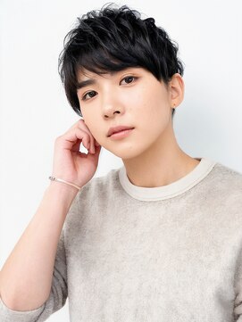 インデックスヘアー 亀戸店 20代30代メンズスパイラルパーマワイルドオシャレ感ブラック