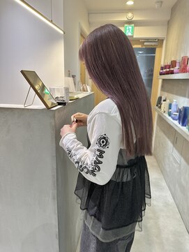 ヨーク(YOKE) YOKE ハイトーンミルクティーピンクラベンダーニュアンスカラー