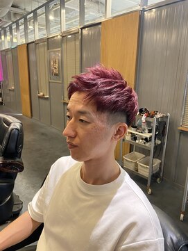 ヤード(YARD) ハイトーン×テーパーフェード×ツーブロックアップバンク