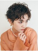 カーリークールショート/ショコラアッシュ/イメチェン/春パーマ