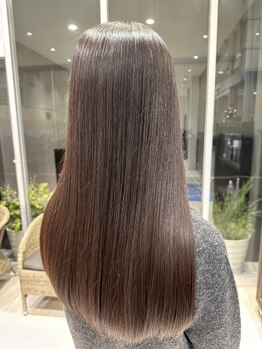 アース コアフュールボーテ 掛川店(EARTH coiffure beaute)の写真/毎月のカラー、日頃のアイロンなど負担のかかった髪に安い縮毛矯正で髪を痛めつけるのやめませんか?