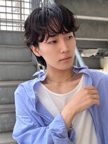 ノラ ギンザ(NORA GINZA)&nbsp;ニュアンスパーマ波巻きパーマスパイラルパーマダウンパーマ黒髪