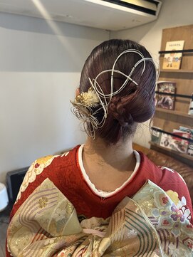 ヘアデザインハレ(hair design HARE) リボンアレンジ