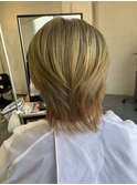 メンズウルフカット