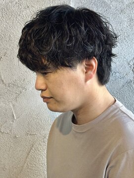 ニアウ 高崎店(Niau) シャドウパーマメンズパーマメンズウルフマッシュ韓国風パーマ