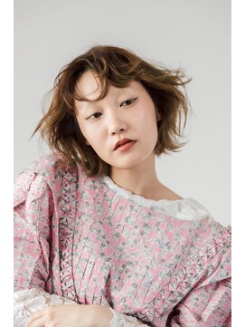 マスタード(MASTARD) 外ハネボブ美髪ワイドバングボブ ヘアアレンジミディアム