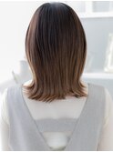 ■透明感カラーくびれミディアムウルフカット401-2越谷20代30代
