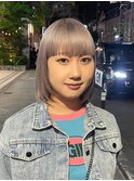イメチェン/レッドブラウン/フルバング/似合わせカット/本厚木駅