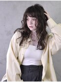 外国人風ニュアンスパーマセミロング