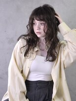 コイ(coii) 外国人風ニュアンスパーマ/セミロングレイヤー/ダークアッシュ