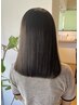 カット+酸性ストレート+2stepトリートメント ￥23,700