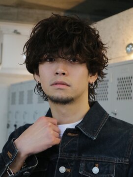 バイフィフス 原宿/表参道(by fifth) ラフにキマる無造作パーマのマッシュウルフスタイル