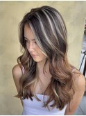 海外風ハイライト×レイヤーカット【立川ハイライト】