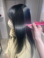 アイトーキョーエス 渋谷(AI TOKYO S)&nbsp;ブルーブラック/暗髪/ブルー/黒染め/イルミナ/イルミナカラー