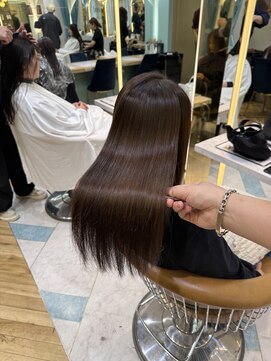 ロンドプランタン 恵比寿(Lond Printemps) 〇黒髪 縮毛矯正 髪質改善 オリーブベージュ アッシュベージュ