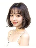 ブロウ ネックス ザ サロン 表参道(VLOW nex the salon) ハイライト/タッセルボブ/グレージュ/美髪フェイスレイヤー