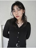 天神　ボブ　顔まわりレイヤーカット　ブリーチなしカラー
