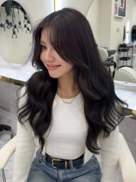 ザシェノンウメダ(THA CHAINON UMEDA) イメチェン/ピンクベージュ/アンブレラカラー/前髪/心斎橋