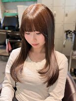 コル(col oodori) 赤み消しブラウン×レイヤーカット