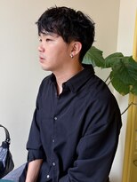 ヒントステーション フォーメンズ(HINTSTATION for Men's)&nbsp;〈浅草美容室〉ナチュラルマッシュ×ニュアンスパーマ