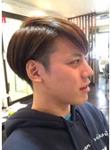 #2ブロックミディアム#耳かけスタイル【水道橋メンズカット】