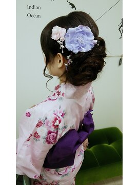 ヘアースペース 練馬店(hair space COCO) 【ご予約TEL：0359469344】浴衣着付け＆セット。５０００円