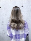 バレイヤージュ グレージュ くすみカラー【OAK中目黒】