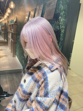 ジルバイジゼル(JILL by GiseL) K_12 ラベンダーベージュ×インナーピンク