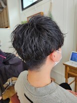 ギフト ヘアーデザイン(gift hair design) エアリーマッシュ×ツイストスパイラルパーマ