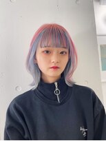 レコ 渋谷(LECO)&nbsp;ピンクとブルーのアンブレラカラー