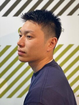バーバーバー 四谷(BARBER-BAR) 大人カッコいい20代30代40代アップバンクショート