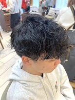 テトラ バイ ネオリーブ 横浜西口店(tetra by neolive)&nbsp;メンズパーマ　波巻き　ツイスパ　マッシュ　［横浜］［横浜駅］