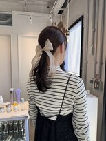 ロカ 表参道(loka)&nbsp;レッドブラウン/簡単アレンジ[表参道/ブリーチ/ハイライト]Mai