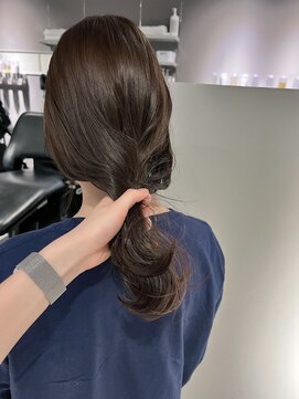 ヘアーエスクールシーユー 枚方T-SITE店(hair S.COEUR×Cu) 初カラーは透明感beige