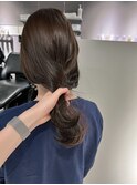 初カラーは透明感beige