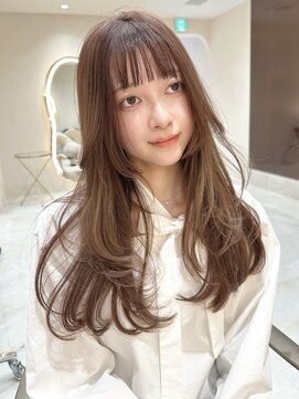 サイン 渋谷(SIGN) ザクザクレイヤーカット巻き方簡単ロング韓国アイドル表参道渋谷