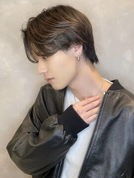 トルネード(TORNADO) シースルーセンターパート韓国マッシュ ウルフM20240421