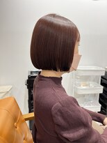 ネイロ 錦糸町(NeiRo)&nbsp;魅力倍増カールセミディシアーカラーダークアッシュショートヘア